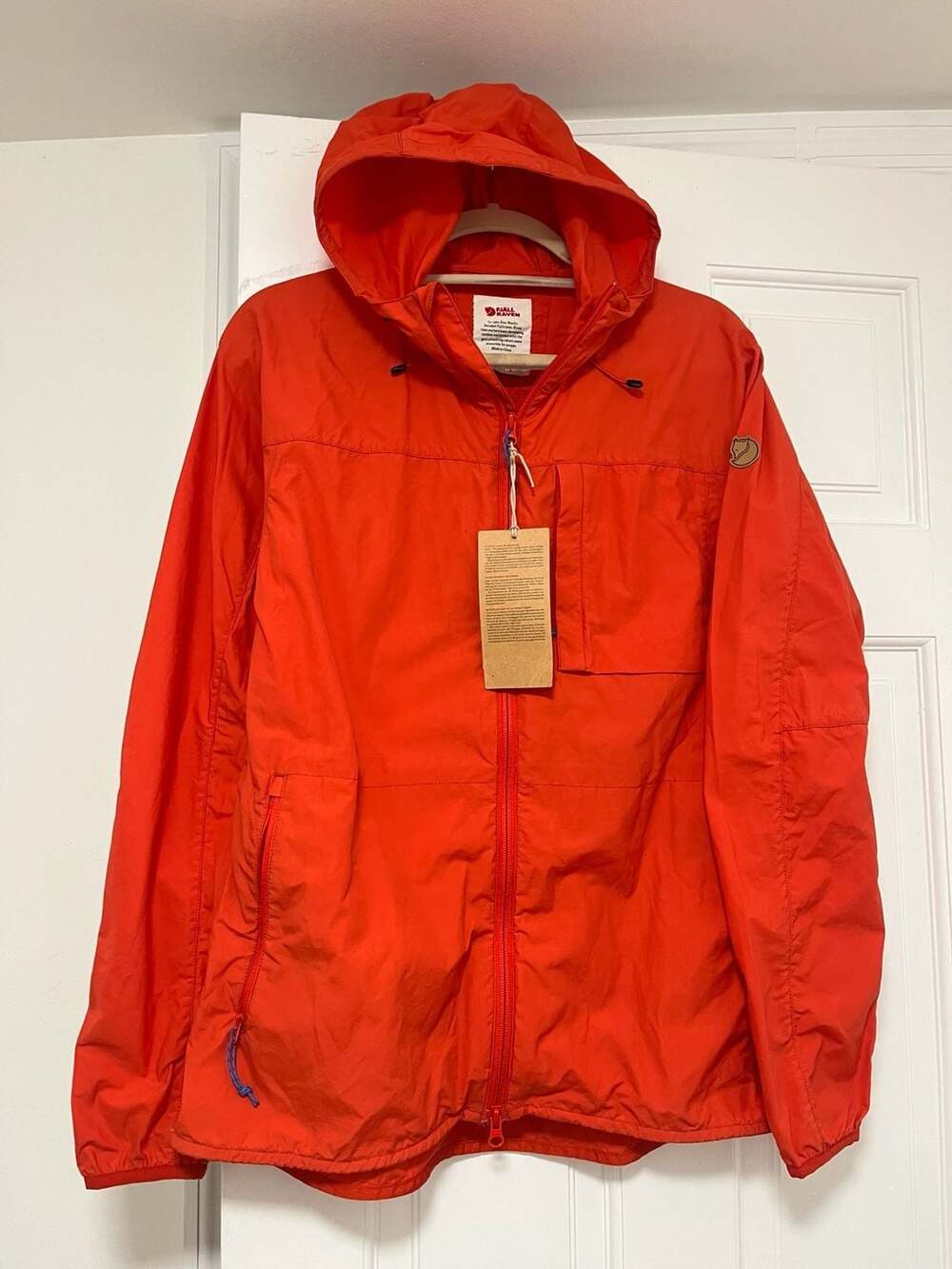 Fjallraven High Coast Wind Jacket Size S Flame Orange Women’s